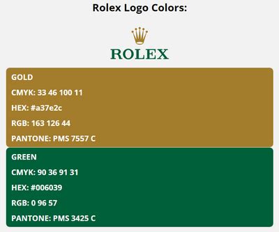 rolex green rgb